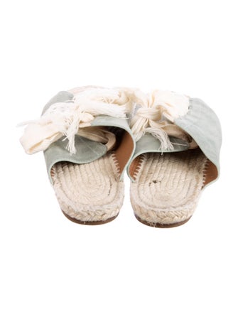 Chloé Suede Animal Print Espadrilles