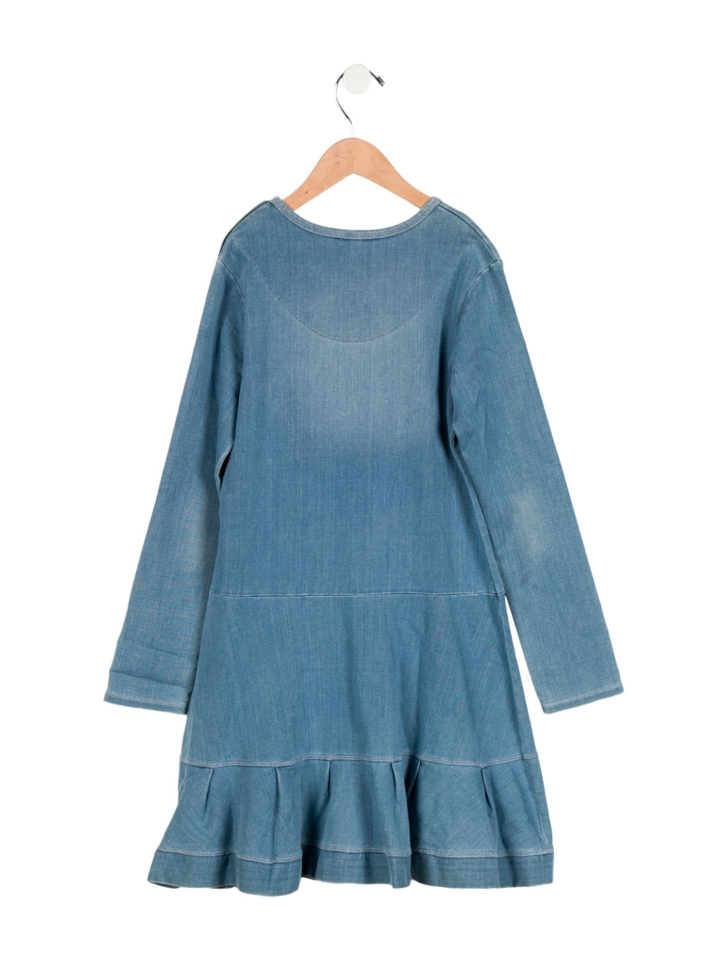 Chloé Girls' Denim Dress w/Tags