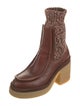 Chloé Leather Sock Boots
