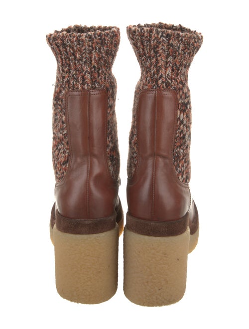 Chloé Leather Sock Boots
