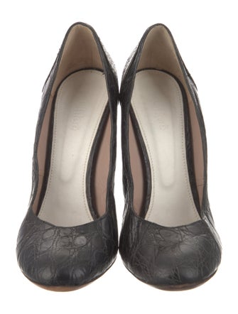 Chloé Leather Animal Print Pumps