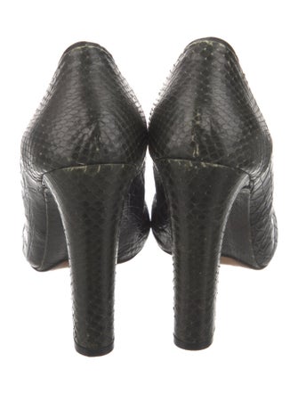 Chloé Leather Animal Print Pumps