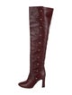 Chloé Leather Studded Accents Boots