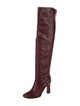 Chloé Leather Studded Accents Boots