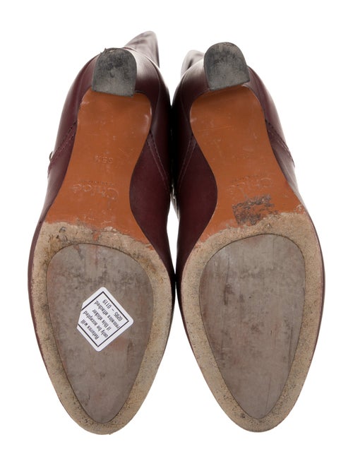 Chloé Leather Studded Accents Boots