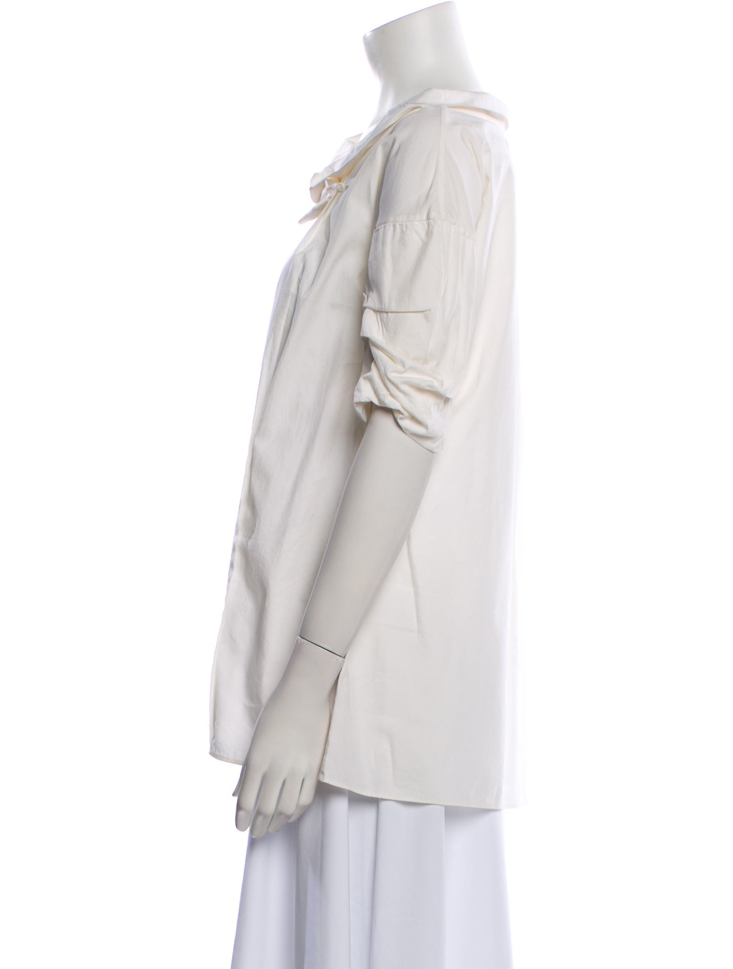 Chloé Cowl Neck Short Sleeve Tunic