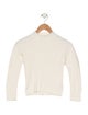 Chloé Girls' Wool Long Sleeve Mock Neck Top