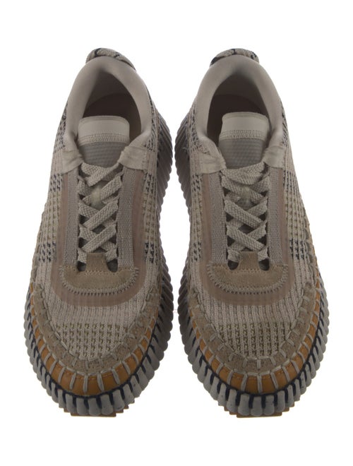 Chloé Plaid Print Sneakers