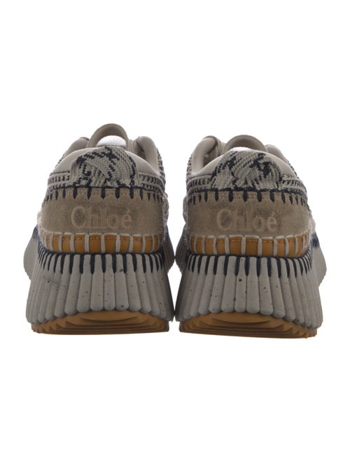 Chloé Plaid Print Sneakers