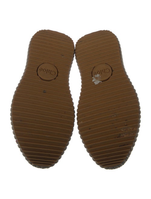 Chloé Plaid Print Sneakers