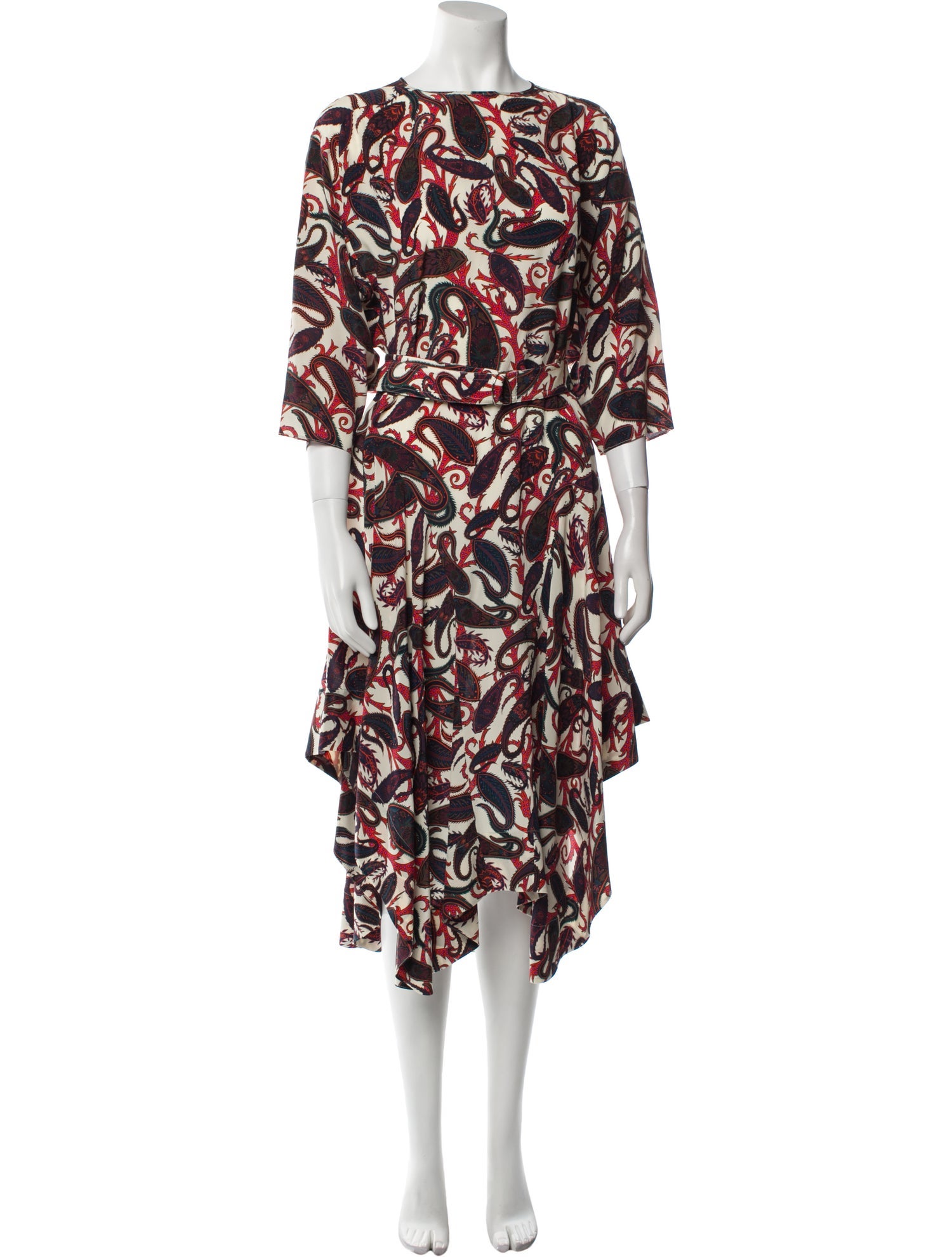 Chloé Silk Midi Length Dress