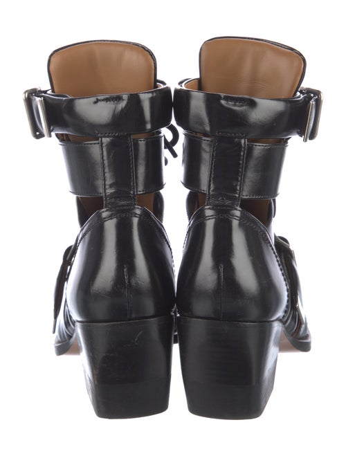 Chloé Patent Leather Lace-Up Boots