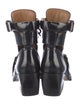 Chloé Patent Leather Lace-Up Boots