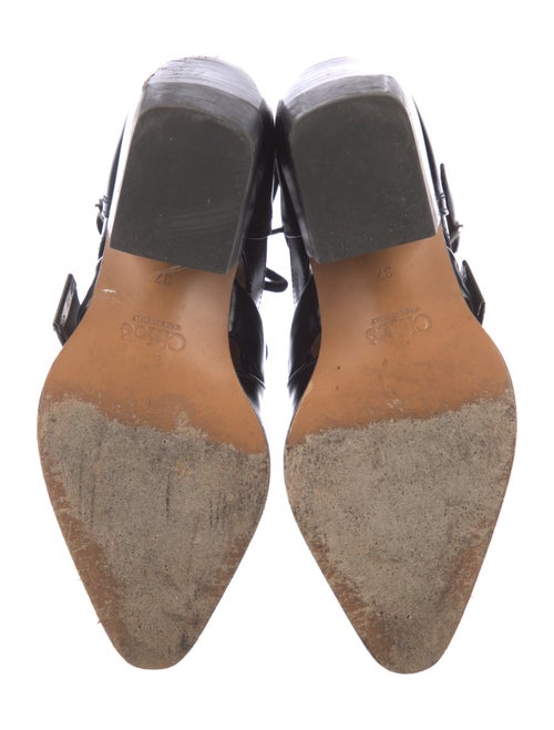 Chloé Patent Leather Lace-Up Boots