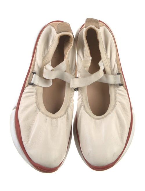 Chloé Leather Colorblock Pattern Sneakers