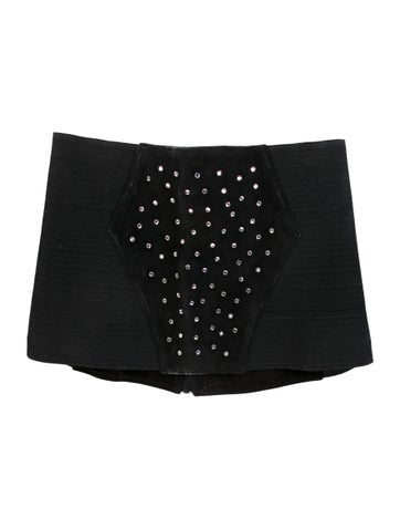 Chloé Belts Wide Suede Waist Belt XS