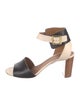 Chloé Leather Colorblock Pattern Sandals