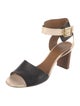 Chloé Leather Colorblock Pattern Sandals
