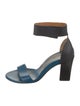 Chloé Leather Colorblock Pattern Sandals