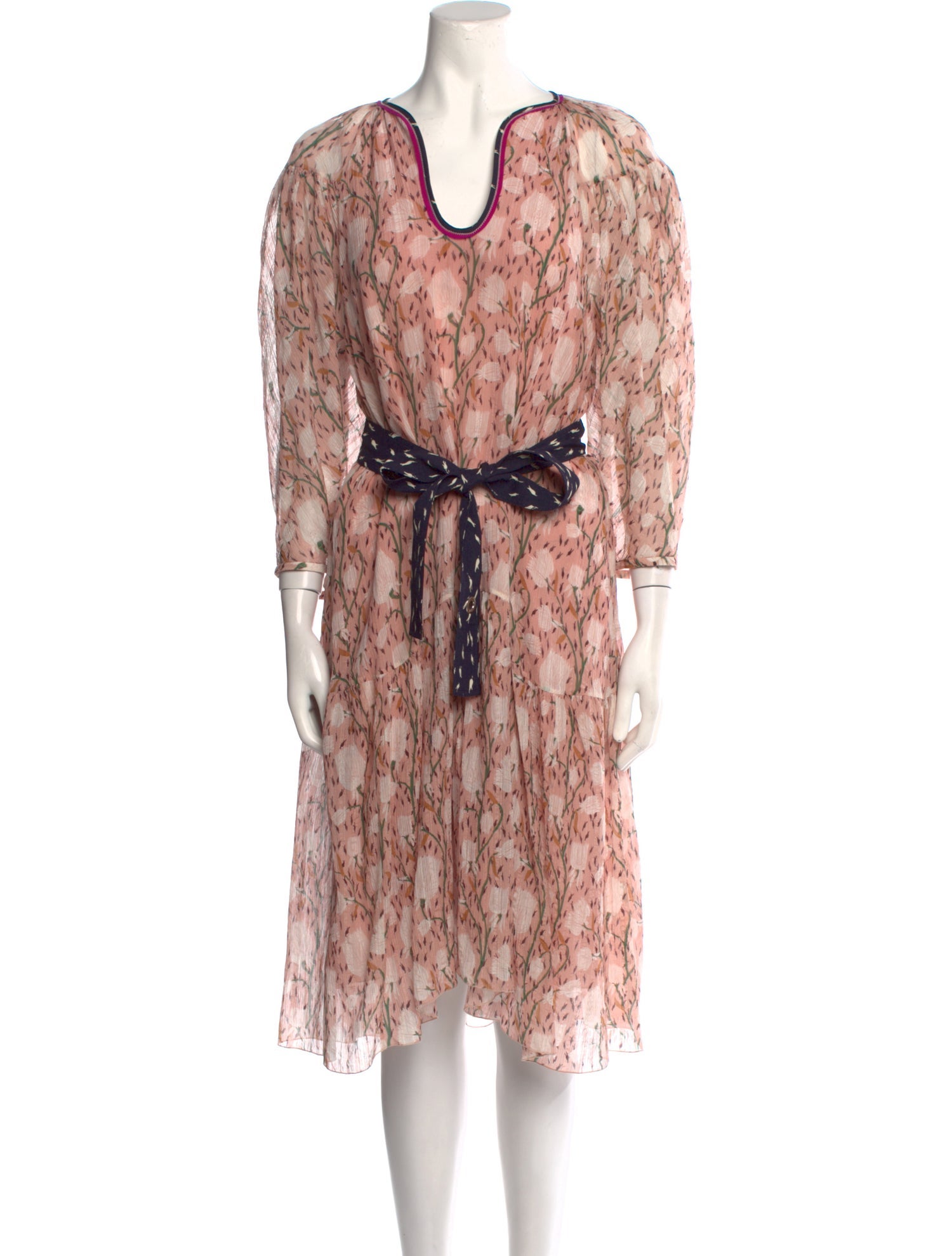 Chloé Printed Midi Length Dress