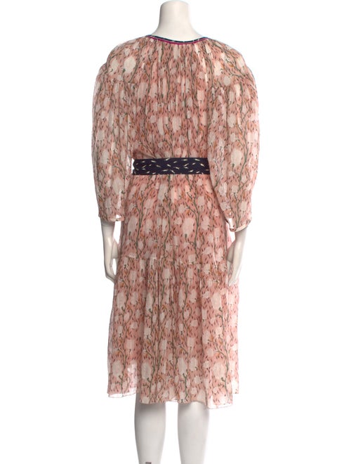 Chloé Printed Midi Length Dress