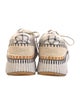 Chloé Colorblock Pattern Leather Trim Embellishment Sneakers