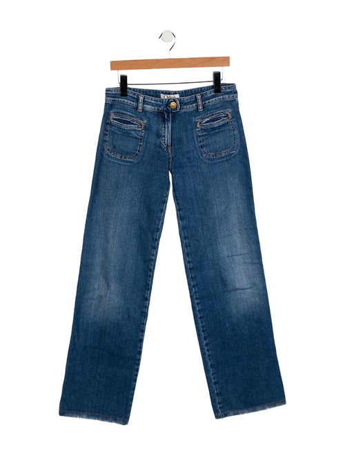 Chloé Mid-Rise Wide Leg Jeans