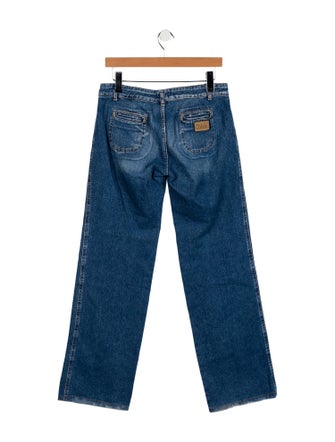 Chloé Mid-Rise Wide Leg Jeans
