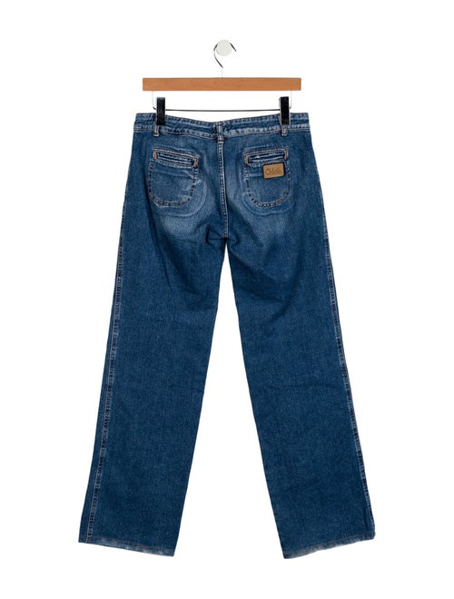 Chloé Mid-Rise Wide Leg Jeans