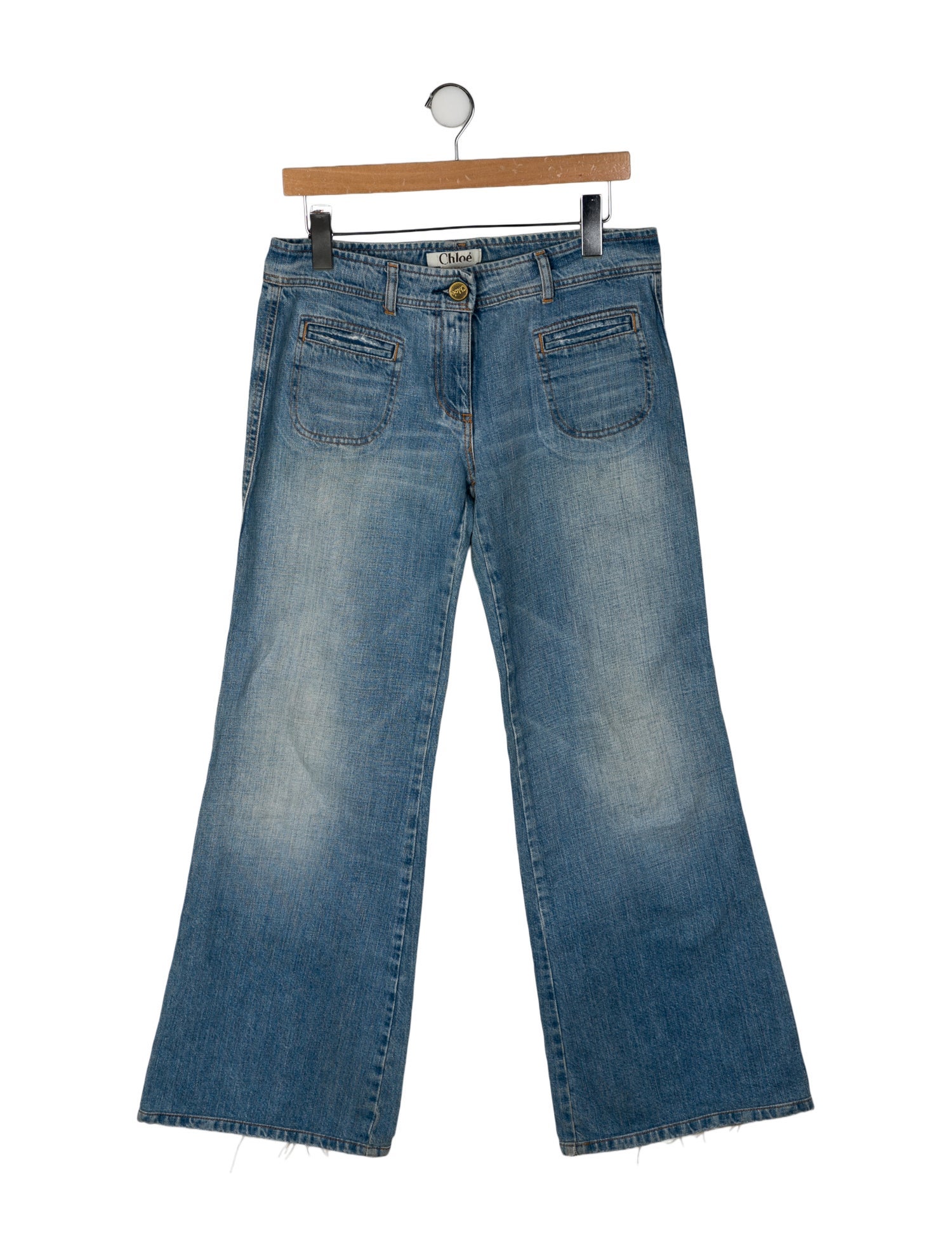 Chloé High-Rise Wide Leg Jeans