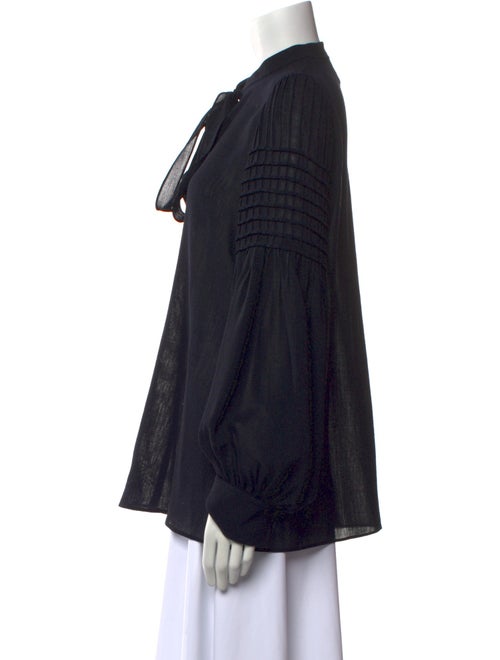 Chloé Silk Crew Neck Blouse