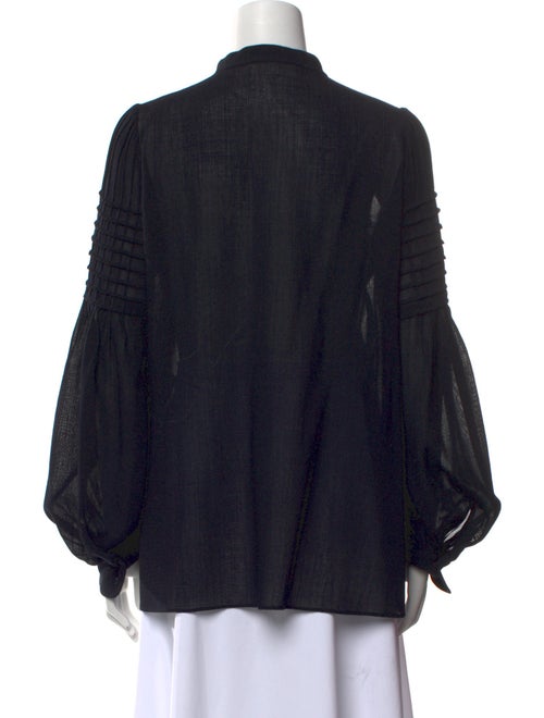 Chloé Silk Crew Neck Blouse