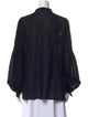 Chloé Silk Crew Neck Blouse