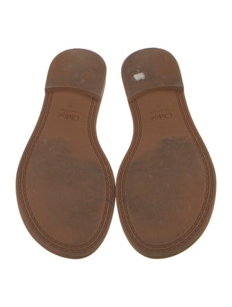 Chloé Leather Slides