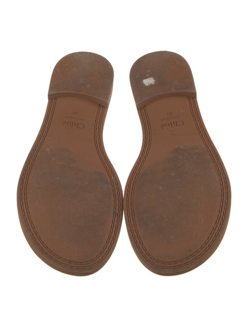 Chloé Leather Slides