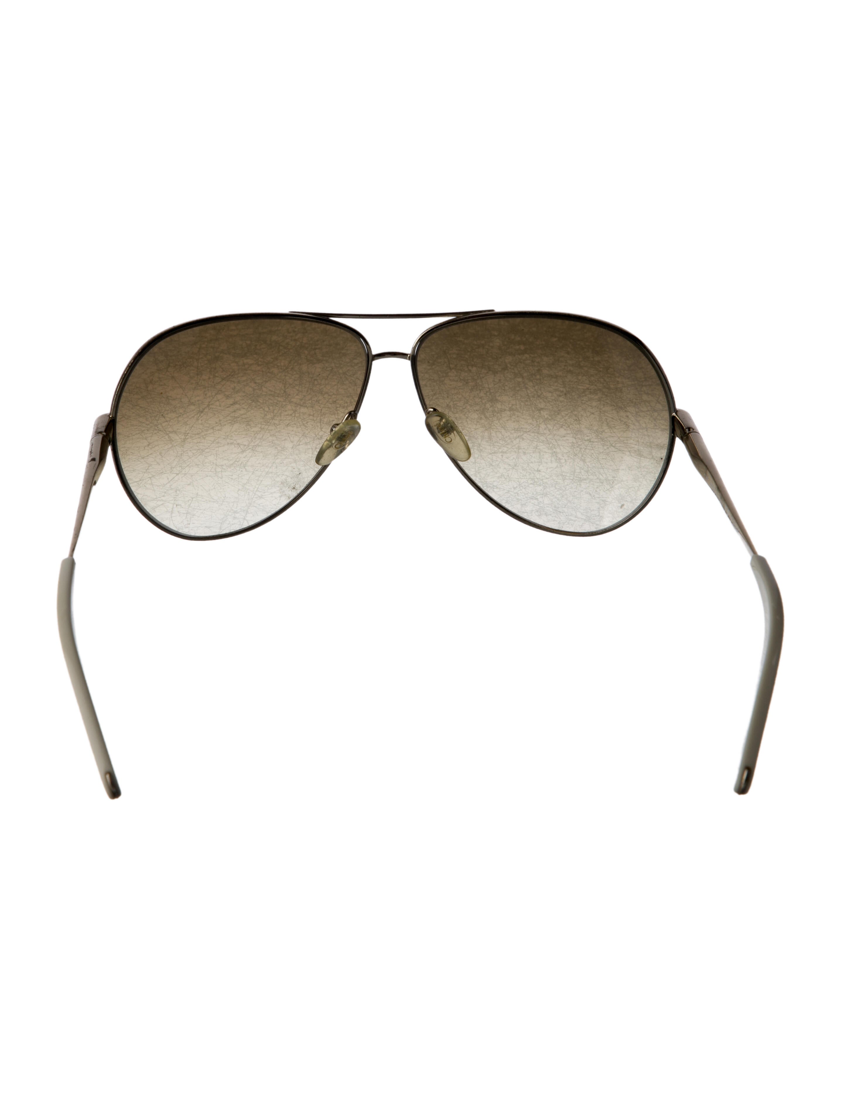 Chloé Aviator Gradient Sunglasses