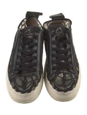 Chloé Lace Lace Pattern Sneakers