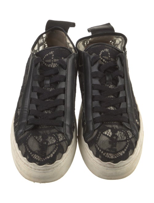 Chloé Lace Lace Pattern Sneakers
