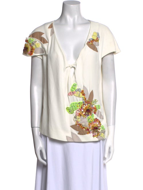 Chloé Silk Floral Print Blouse