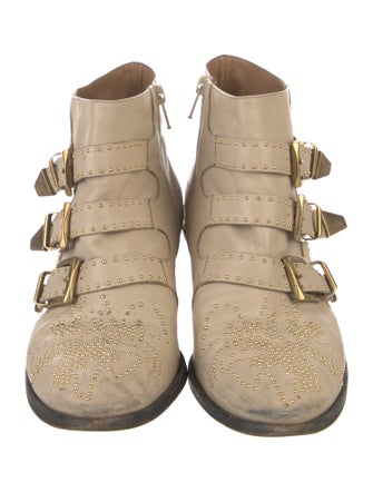 Chloé Leather Patterned Boots