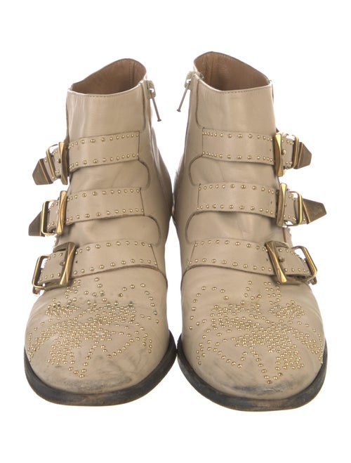 Chloé Leather Patterned Boots