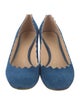 Chloé Suede Scalloped Accent Pumps