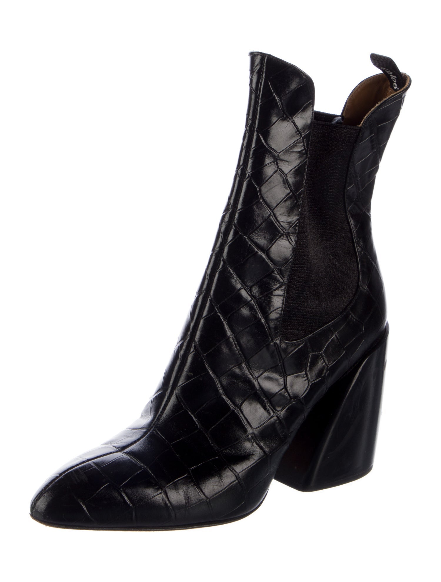 Chloé Leather Chelsea Boots