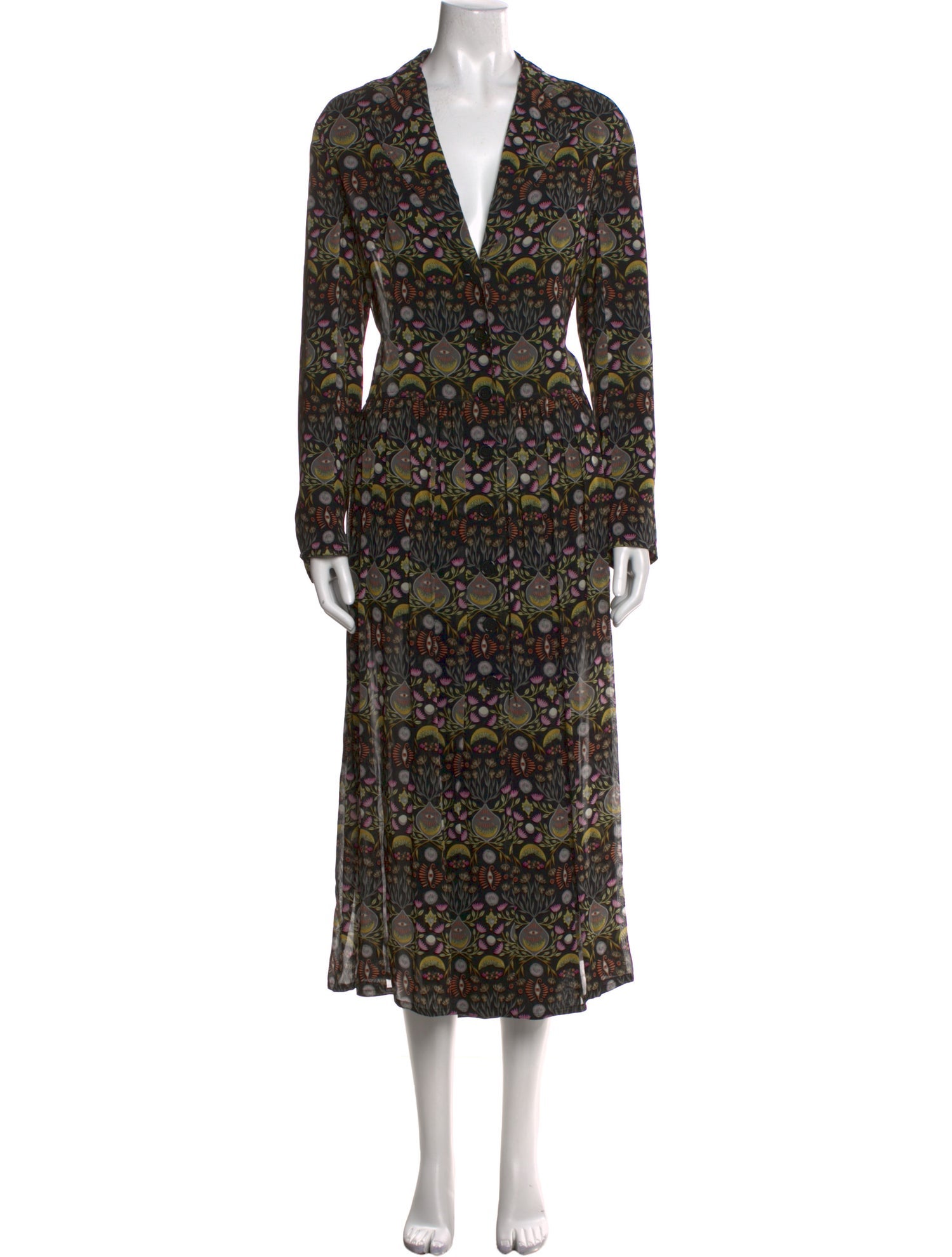 Chloé Floral Print Long Dress