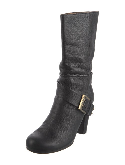 Chloé Leather Moto Boots