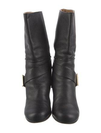 Chloé Leather Moto Boots
