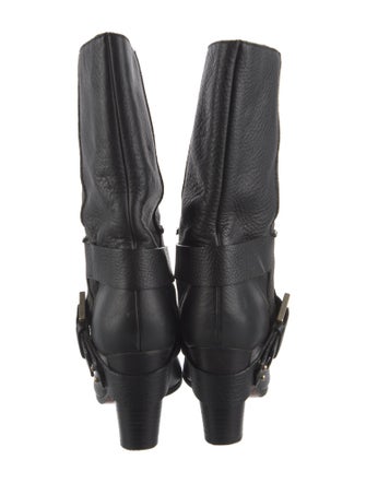 Chloé Leather Moto Boots