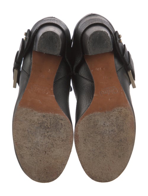 Chloé Leather Moto Boots