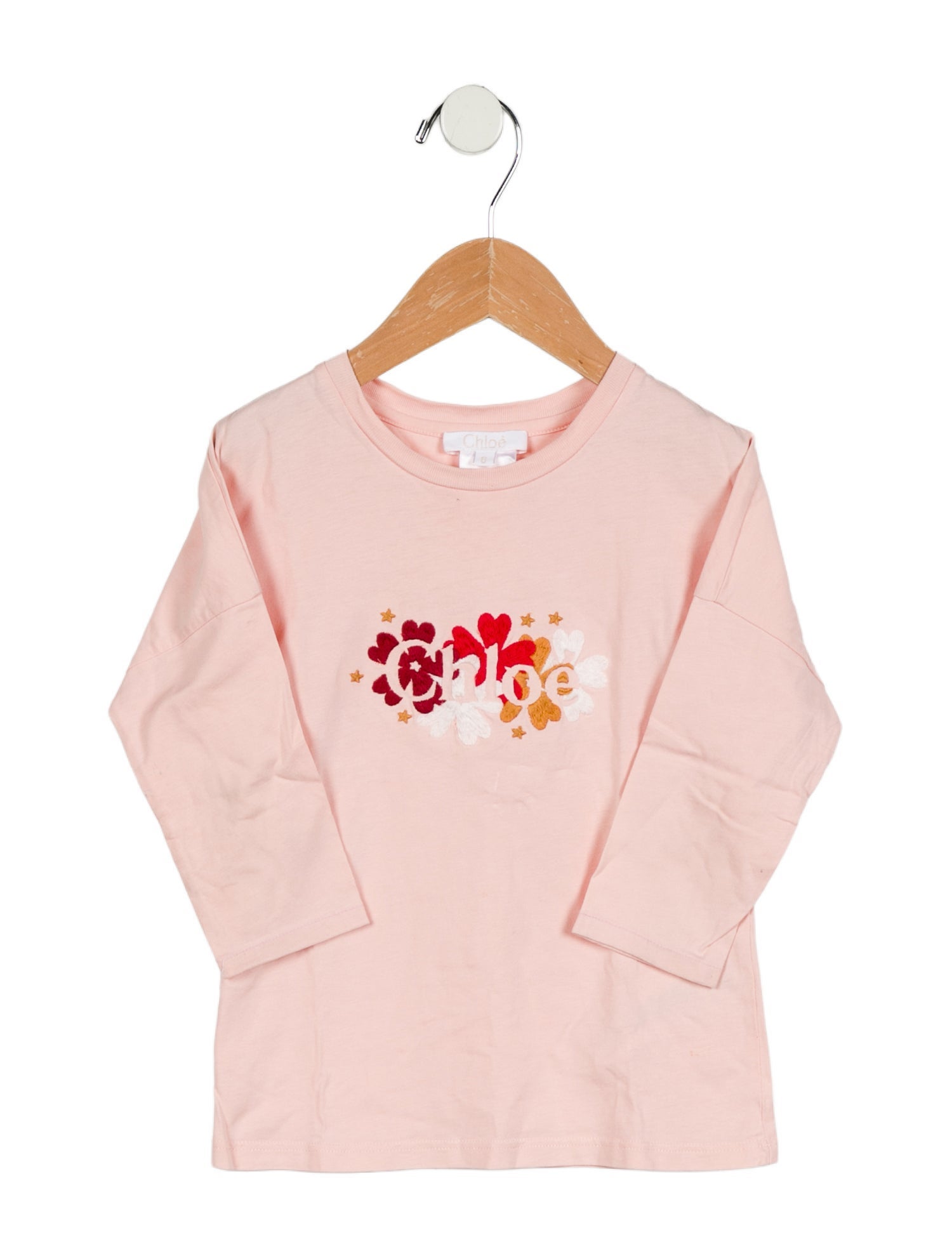 Chloé Toddler Girls' Embroidered Long Sleeve Top