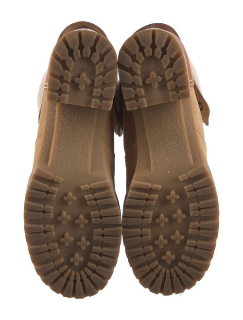 Chloé Suede Combat Boots